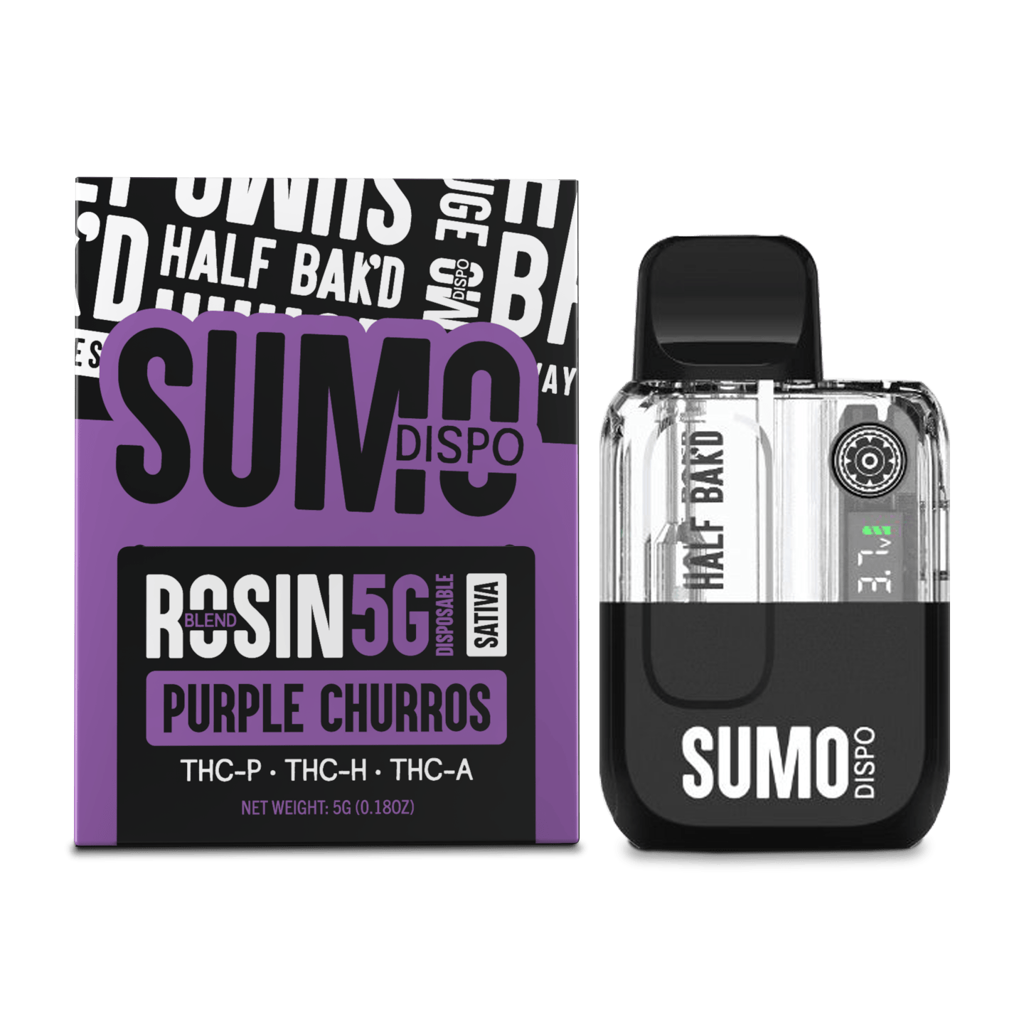 Half Bak'd SUMO Disposable | 5g - Everyday Delta Half Bak'd SUMO Disposable | 5g - Everyday Delta