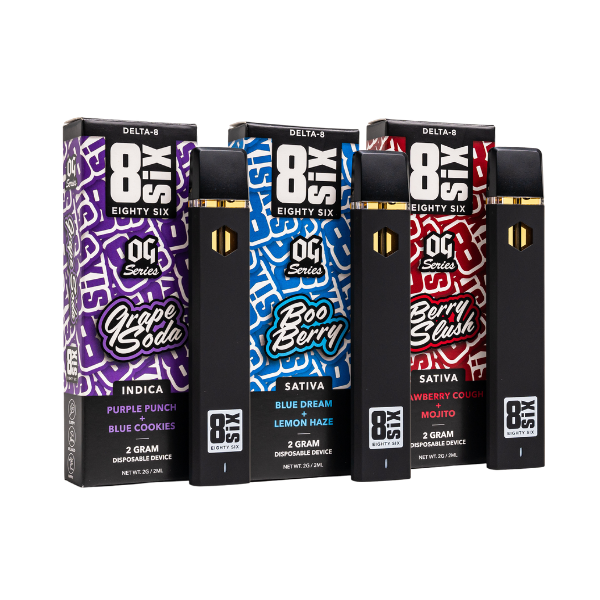 Eighty Six Brand Delta 8 Disposable Vape | Everyday Delta Eighty Six Brand Delta 8 Disposable Vape | Everyday Delta