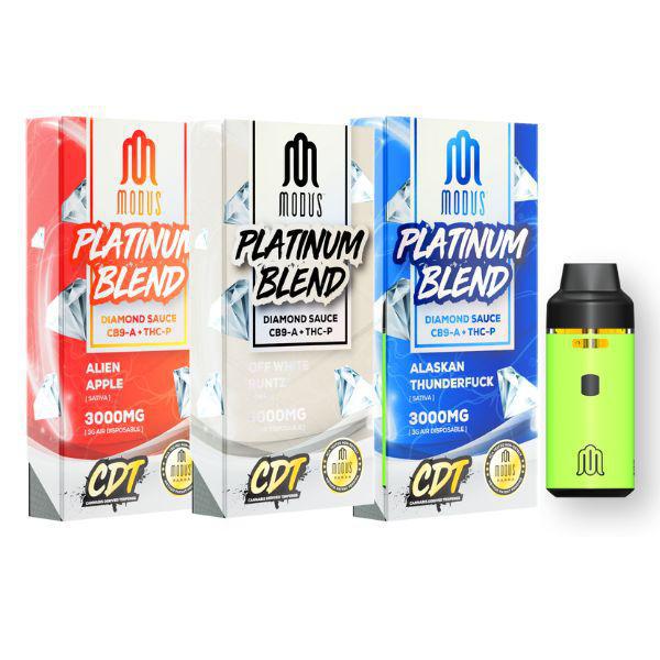 Modus Platinum Blend Disposable | 3g - Everyday Delta Modus Platinum Blend Disposable | 3g - Everyday Delta
