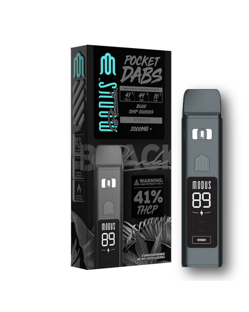 Modus Black Pocket Dabs Disposable | 3g - Everyday Delta Modus Black Pocket Dabs Disposable | 3g - Everyday Delta