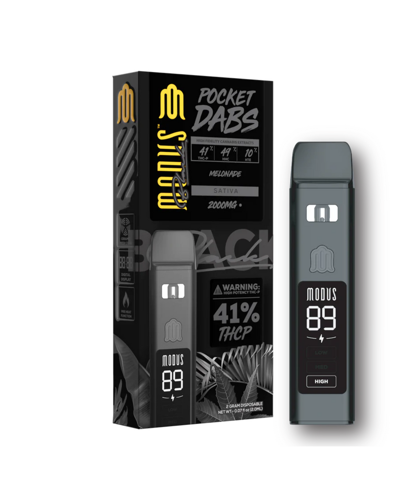 Modus Black Pocket Dabs Disposable | 3g - Everyday Delta Modus Black Pocket Dabs Disposable | 3g - Everyday Delta