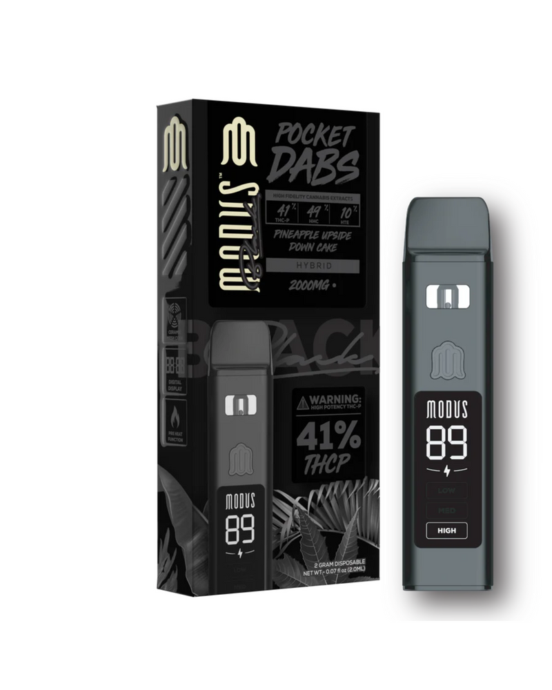 Modus Black Pocket Dabs Disposable | 3g - Everyday Delta Modus Black Pocket Dabs Disposable | 3g - Everyday Delta