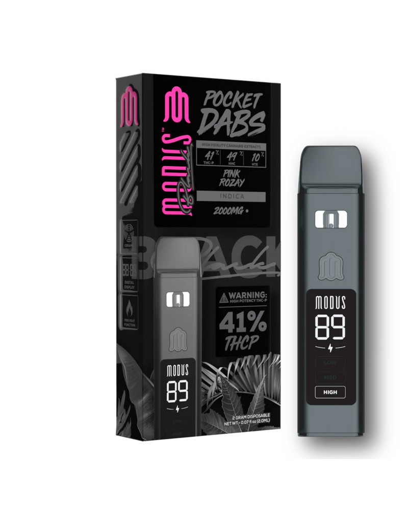 Modus Black Pocket Dabs Disposable | 3g - Everyday Delta Modus Black Pocket Dabs Disposable | 3g - Everyday Delta