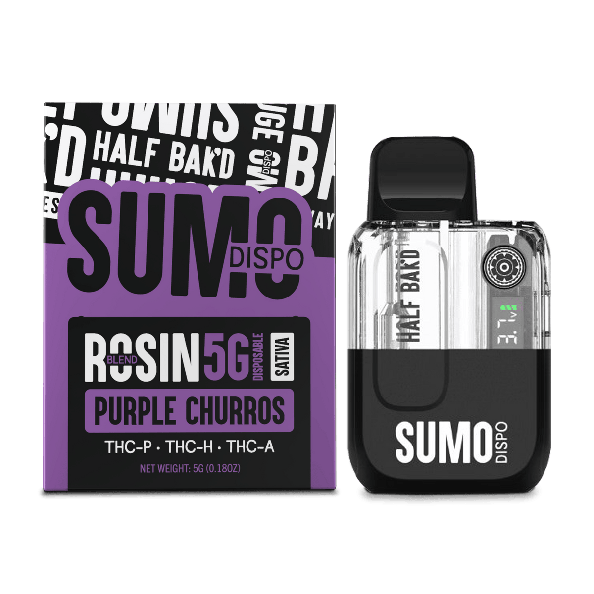 Half Bak'd SUMO Disposable | 5g - Everyday Delta Half Bak'd SUMO Disposable | 5g - Everyday Delta