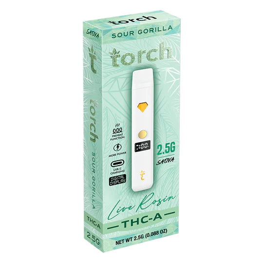 Torch THCA Live Rosin Disposable | 2.5g - Everyday Delta Torch THCA Live Rosin Disposable | 2.5g - Everyday Delta