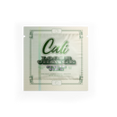 Image of a package labeled "Cali Extrax Loose Change Gummies | 2ct," featuring flavors like Pineapple Crush, Grape, and Soda. The design boasts green text and decorative elements, hinting at its 600mg THC potency from Cali Extrax.