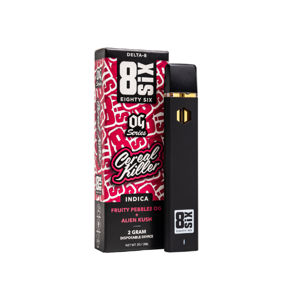 Eighty Six Brand Delta 8 Disposable Vape | Everyday Delta Eighty Six Brand Delta 8 Disposable Vape | Everyday Delta