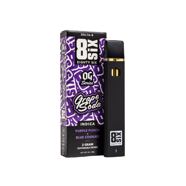 Eighty Six Brand Delta 8 Disposable Vape | Everyday Delta Eighty Six Brand Delta 8 Disposable Vape | Everyday Delta