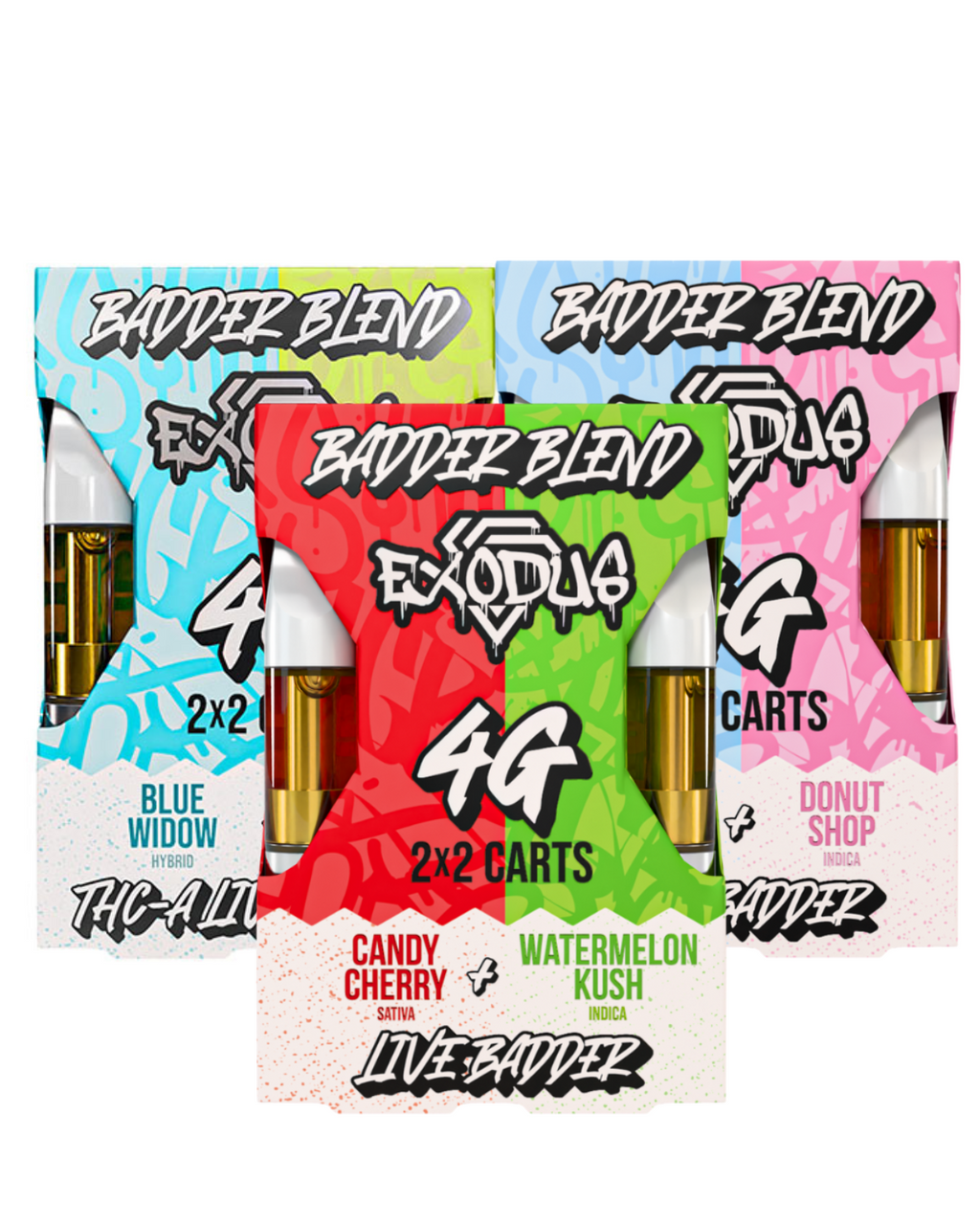 Exodus THCA Badder Blend Cartridges| 4g - Everyday Delta Exodus THCA Badder Blend Cartridges| 4g - Everyday Delta
