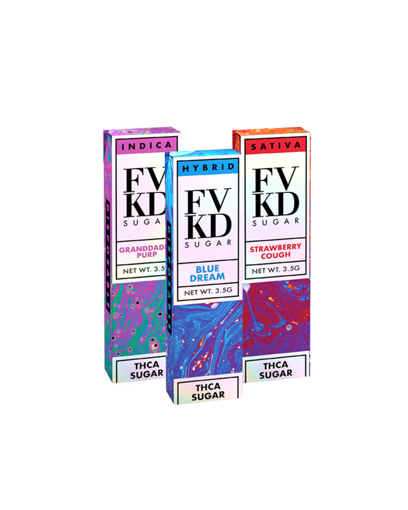 FVKD THCA Sugar Disposable | 3.5g- Everyday Delta FVKD THCA Sugar Disposable | 3.5g- Everyday Delta
