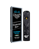 The Hidden Hills Diamond Boyz THCP Disposable | 1g by Hidden Hills, labeled "Blueberry Ice Box Indica," contains one gram of premium THCP distillate and THC-H, with sleek black and silver geometric packaging.