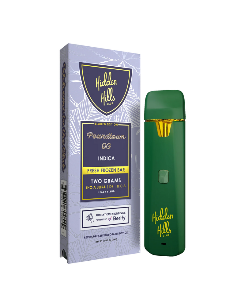 Hidden Hills THCa Ultra Fresh Frozen Bar 2g Hidden Hills THCa Ultra Fresh Frozen Bar 2g