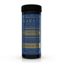 A cylindrical container labeled "Carats Karats Deuces Live Resin Gummies | 7000mg Berrylicious" features details like "350MG/PC | 20PC/JAR" and "Delta 8 THC Live Resin THC-A, THC-P + THC-B", offering a potent experience with 7,000mg THC per bottle.