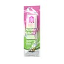A packaging of Modus Platinum Blend Pre Rolls - 2ct | 4g, containing 4000mg of Watermelon Zkittlez with CDT, features diamond icons on a pink, green, and white background. The design is reminiscent of our premium Diamond Sauce line.