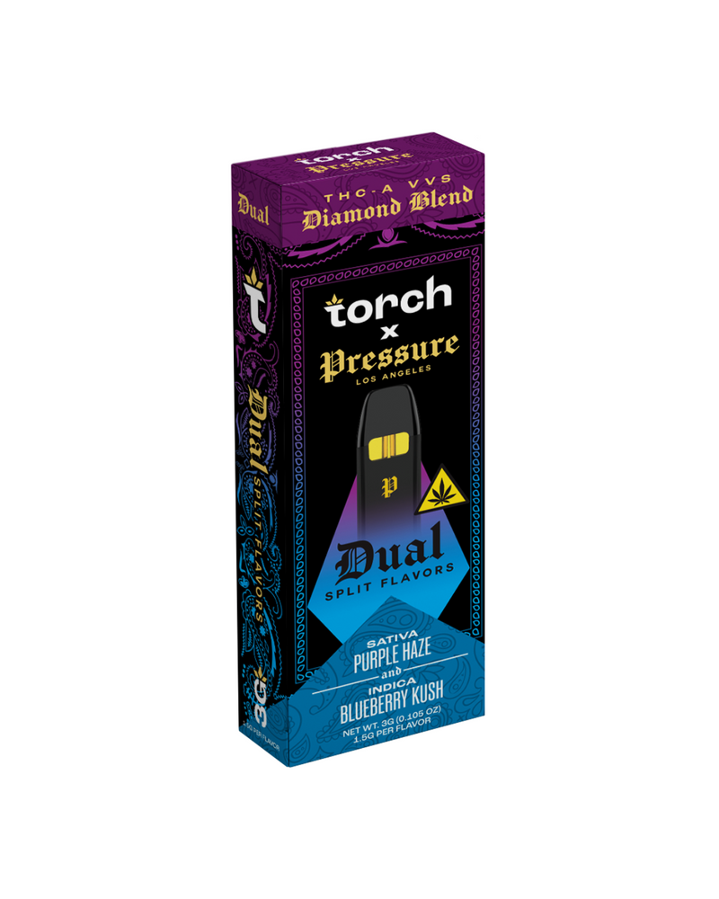 Torch X Pressure THCa VVS Diamond Blend Dual Disposable 3g Torch X Pressure THCa VVS Diamond Blend Dual Disposable 3g