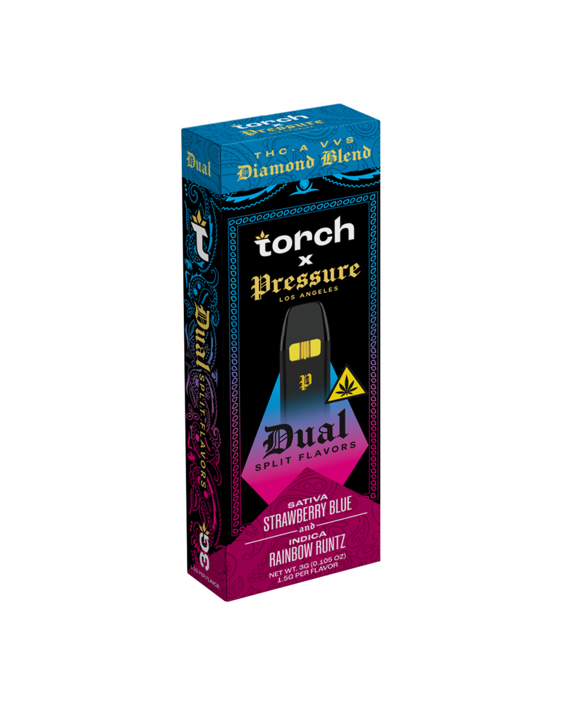 Torch X Pressure THCa VVS Diamond Blend Dual Disposable 3g Torch X Pressure THCa VVS Diamond Blend Dual Disposable 3g