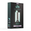 Image of Urb Dual Coil Smart Device box for Urb Smart Device THCA | THCP Disposable | 6g, labeled "Gas Berry." The package features pre-heat and variable voltage options of 2.8V, 3.0V, and 3.3V, along with a capacity of 6 grams. Perfectly crafted for those who enjoy THCA Diamonds and Live Resin Extracts.