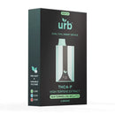 A box labeled "Urb" containing an Urb Smart Device THCA | THCP Disposable | 6g. The flavor is "Watermelon Mojito," and it features adjustable voltage options. This Indica strain quantity is 6 grams.