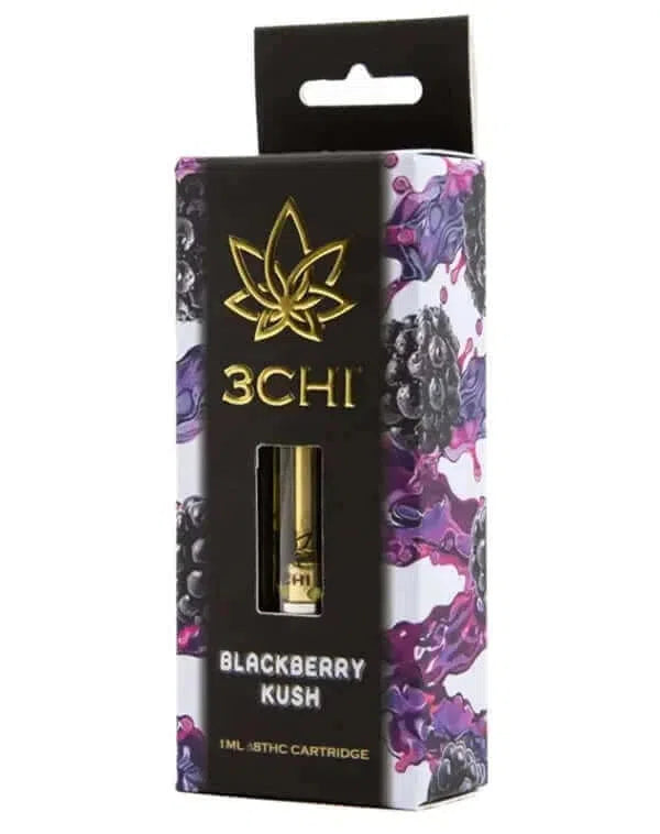 3Chi Delta 8 Vape Cartridge - Blackberry Kush