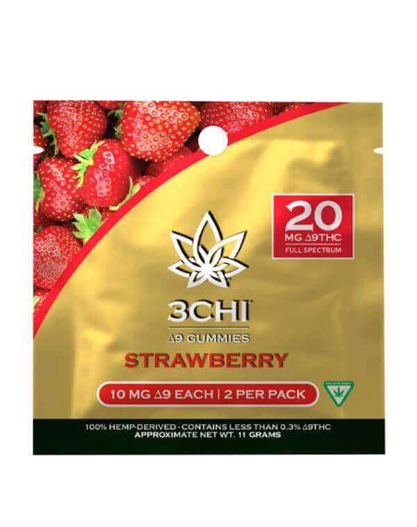 3Chi Delta 9 Gummies Sample Pack - Strawberry