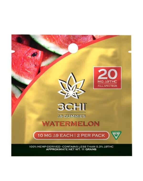3Chi Delta 9 Gummies Sample Pack - Watermelon