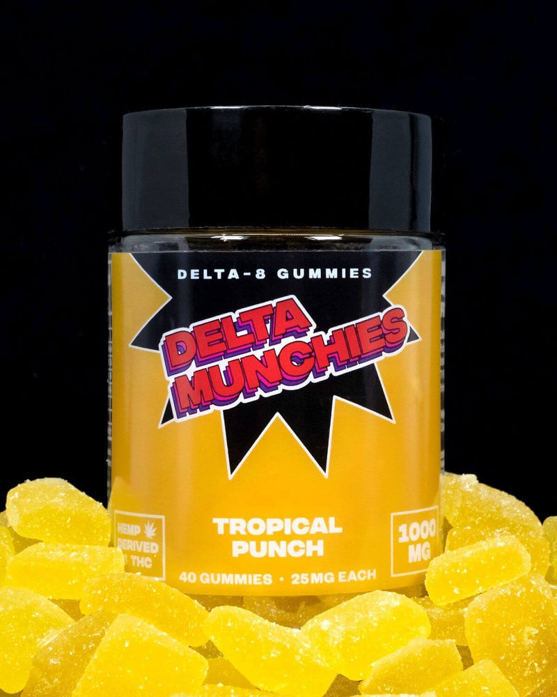 Delta Munchies Delta 8 Gummies 1,000mg 40ct - Tropical Punch
