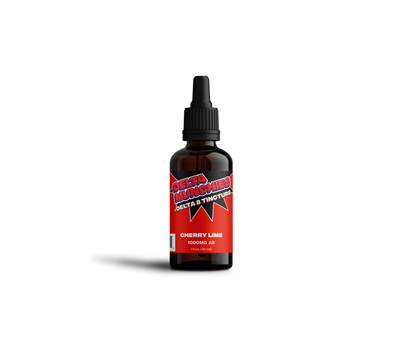 Delta Munchies Delta 8 Tincture - Cherry Lime 1,000mg