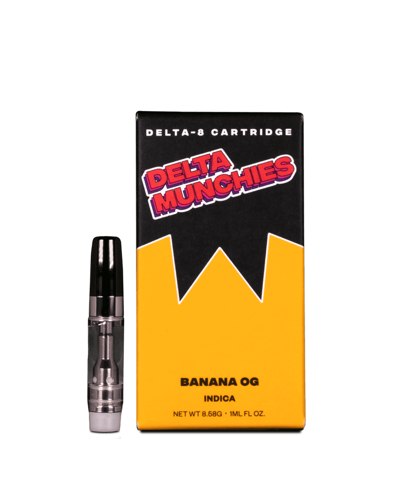 Delta Munchies Delta 8 Vape Cartridge 1g - Banana OG