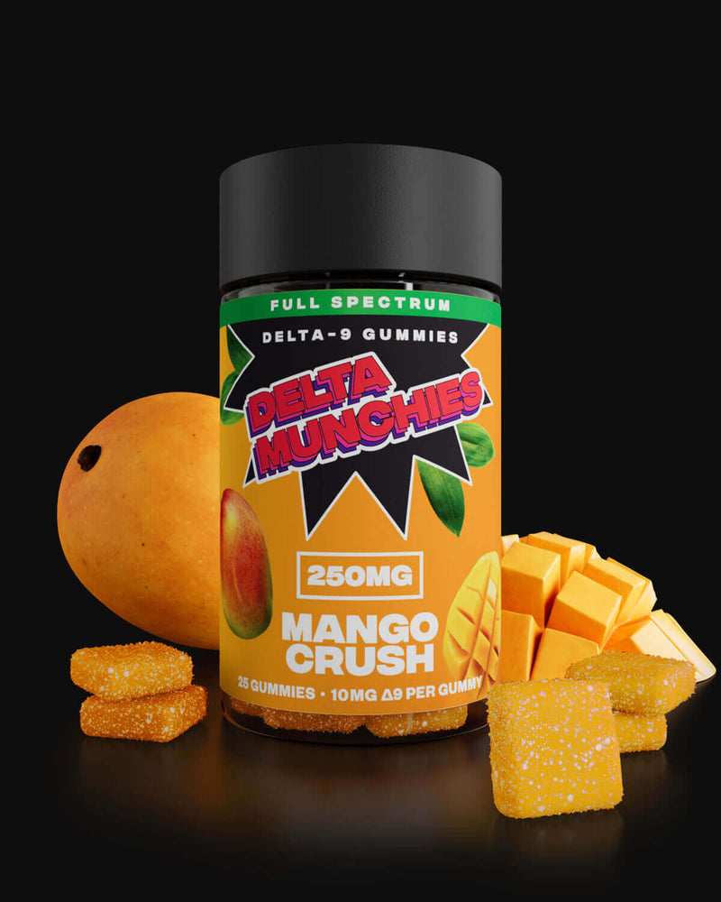 Delta Munchies Delta 9 Gummies - Mango Crush