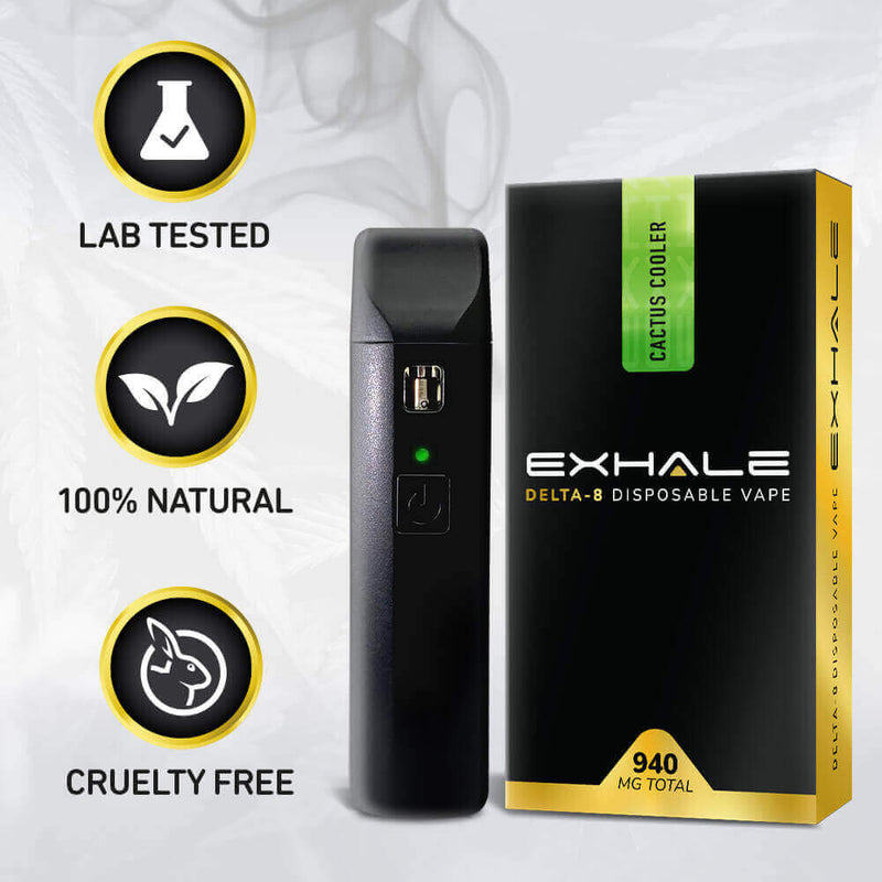 Exhale Wellness Delta 8 Disposable Vape - Blackberry Kush