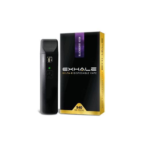Exhale Wellness Delta 8 Disposable Vape - Blackberry Kush
