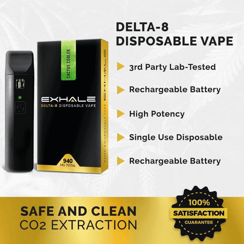 Exhale Wellness Delta 8 Disposable Vape - Jack Herer