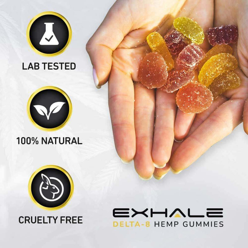 Exhale Wellness Delta 8 Gummies - 1,500mg, 30ct