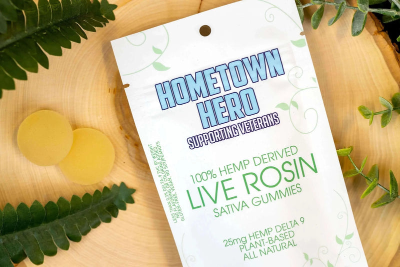 Hometown Hero Delta 9 Live Rosin Gummies - Sativa