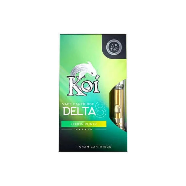 Koi Delta 8 vape cartridge - Lemon Runtz