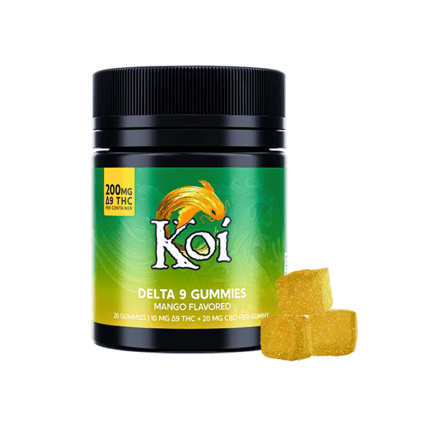 Koi Delta 9 THC Gummies - Mango 20ct