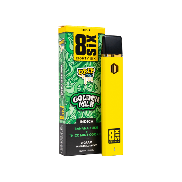 Eighty Six Brand THC-O Disposable Vape - Golden Milk