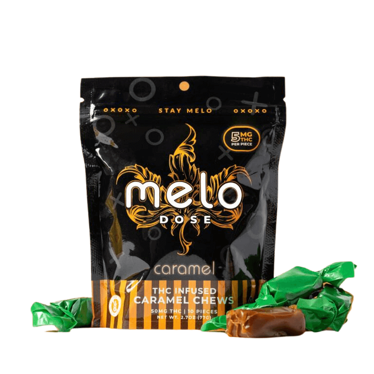 Melo Dose Delta 9 Caramel Chews