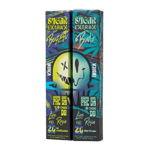 Sugar Extrax Bestest Budz Live Resin Disposable Vape 2 Pack