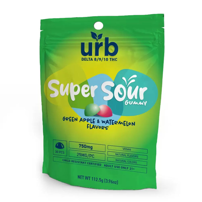 Urb D8 | D9 | D10 Super Sour Gummies